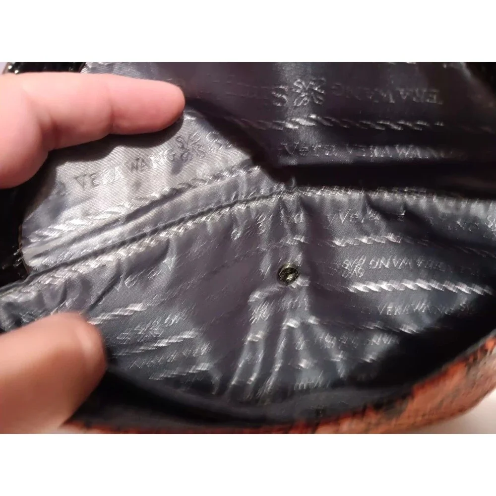 Simply Vera Faux Snakeskin Envelope Clutch Wristlet Purse 8